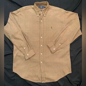 Ralph Lauren Men's Tweed Checkered Shirt